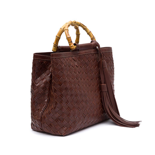 BOLSA SHOPPING TOTE GRANDE TRESSÊ LIZARD SOFT PINHÃO