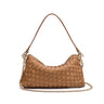 BOLSA ÍSIS WOVEN SHOULDER COURO TRESSÊ PEQUENE AMENDÔA