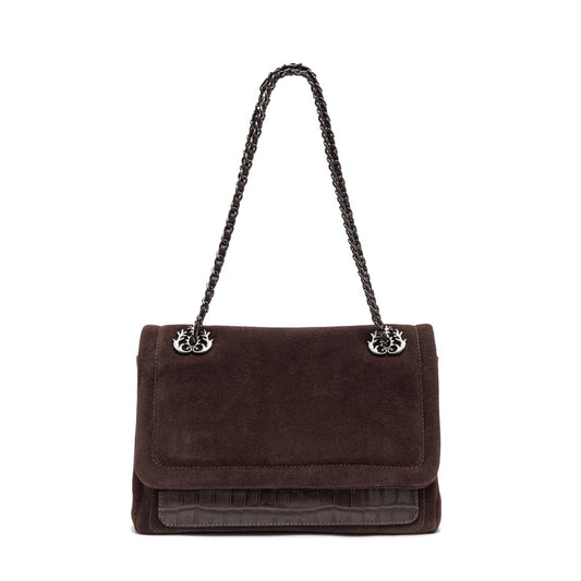 BOLSA FLAP PETRA MÉDIA COURO EXPRESSO
