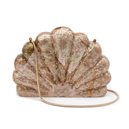 BOLSA CLUTCH MADREPÉROLA AURORA FURTA ROSE