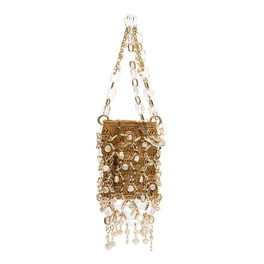 BOLSA CROSSBODY LARA MÉDIA CROCHÊ SOLAR