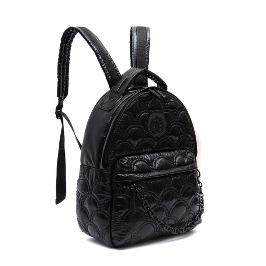 MOCHILA PUFFER GRANDE NYLON PRETO
