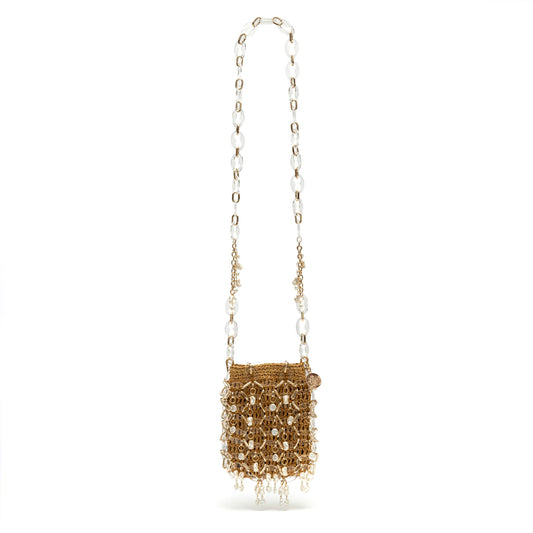 BOLSA CROSSBODY LARA MÉDIA CROCHÊ SOLAR
