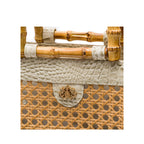 BOLSA DIANA MAXI EM COURO MAXI CROCO CHANTILLY