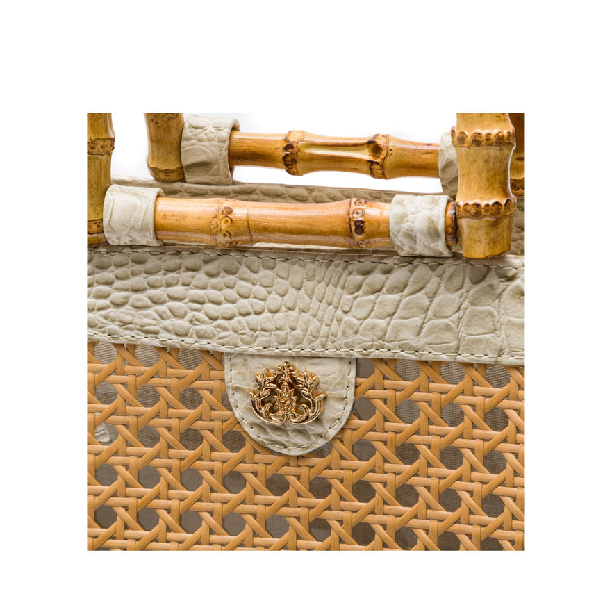 BOLSA DIANA MAXI EM COURO MAXI CROCO CHANTILLY