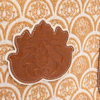 BOLSA TOTE SIRENA MÉDIA JACQUARD CAMEL