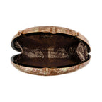 CLUTCH MADREPÉROLA PEQUENA EM ONDAS FURTA ROSE