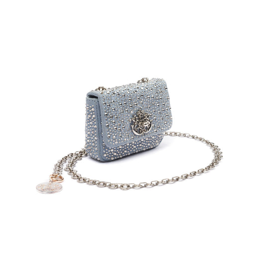 BOLSA NANO JOLIE  CRISTAIS AZUL