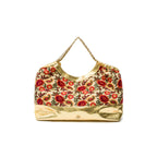 BOLSA SHOPPER DANNY GRANDE EM PALHA FIORI BORDADA
