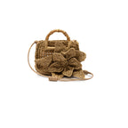 BOLSA FIORI MINI HANDMADE RÁFIA NATURAL