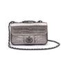BOLSA BAGUETE ANNE MINI COURO CROCO ROXY ONIX