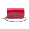 BOLSA CARTEIRA  FOREVERE PEQUENA COURO MAXI CROCO VERMELHO