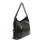 BOLSA DAYSE HOBO MAXI EM COURO BODAN ONIX
