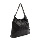 BOLSA DAYSE HOBO MAXI EM COURO PRETO