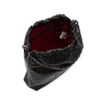 BOLSA DAYSE HOBO MAXI EM COURO PRETO