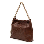BOLSA DAYSE HOBO EM COURO CARAMELO