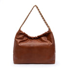 BOLSA DAYSE HOBO GRANDE  EM COURO ESTONADO PINHÃO