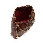 BOLSA DAYSE HOBO EM COURO CARAMELO