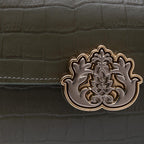 BOLSA TOP HANDLE MINI COURO MAXI CROCO MUSGO