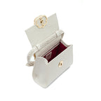 BOLSA TOP HANDLE MINI COURO MAXI CROCO CHANTILLY