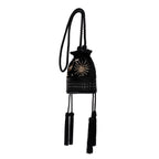 BOLSA BUCKET MEDIA VELUDO COSMIC