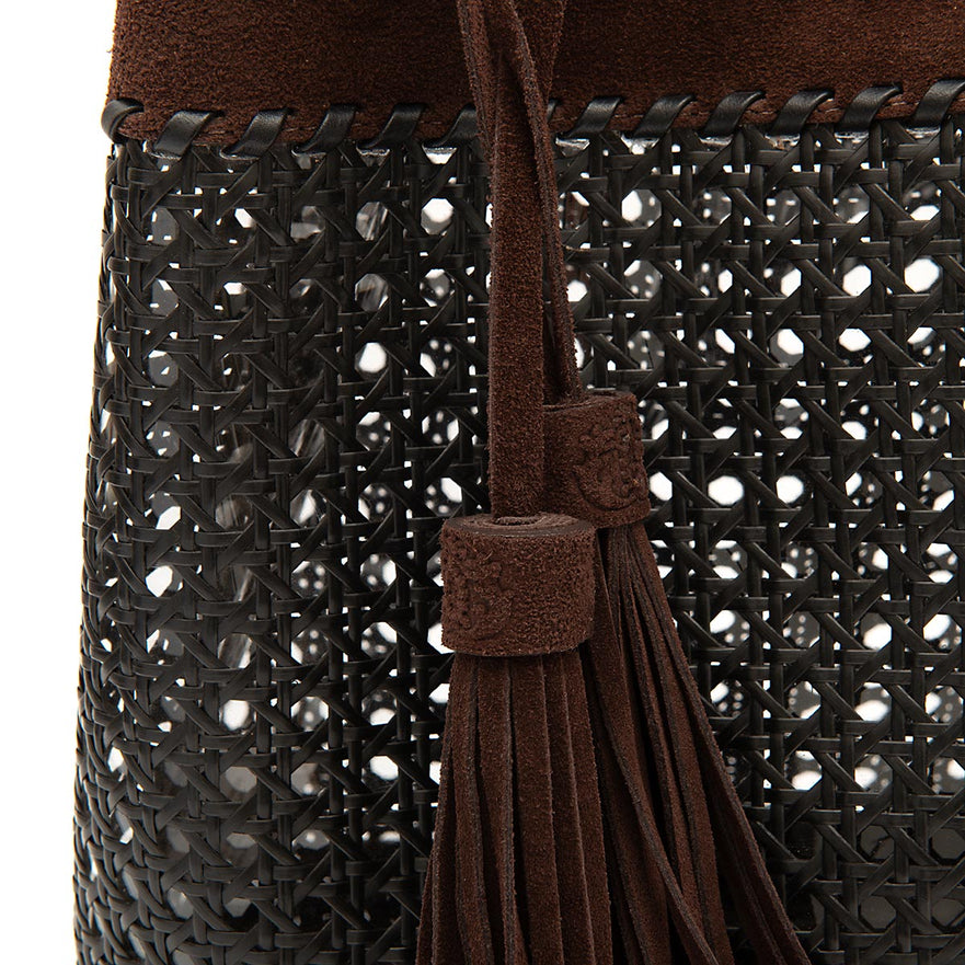 BOLSA TOTE RESORT SEXTAVADA MÉDIA CAMURÇA CAFÉ