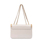 BOLSA ANNE JUMBO GRANDE COURO CHANTILLY CROCHÊ NATURAL