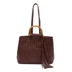 BOLSA SHOPPING TOTE GRANDE TRESSÊ LIZARD SOFT PINHÃO