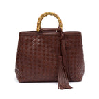 BOLSA SHOPPING TOTE GRANDE TRESSÊ LIZARD SOFT PINHÃO