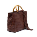 BOLSA SHOPPING TOTE GRANDE TRESSÊ LIZARD SOFT PINHÃO