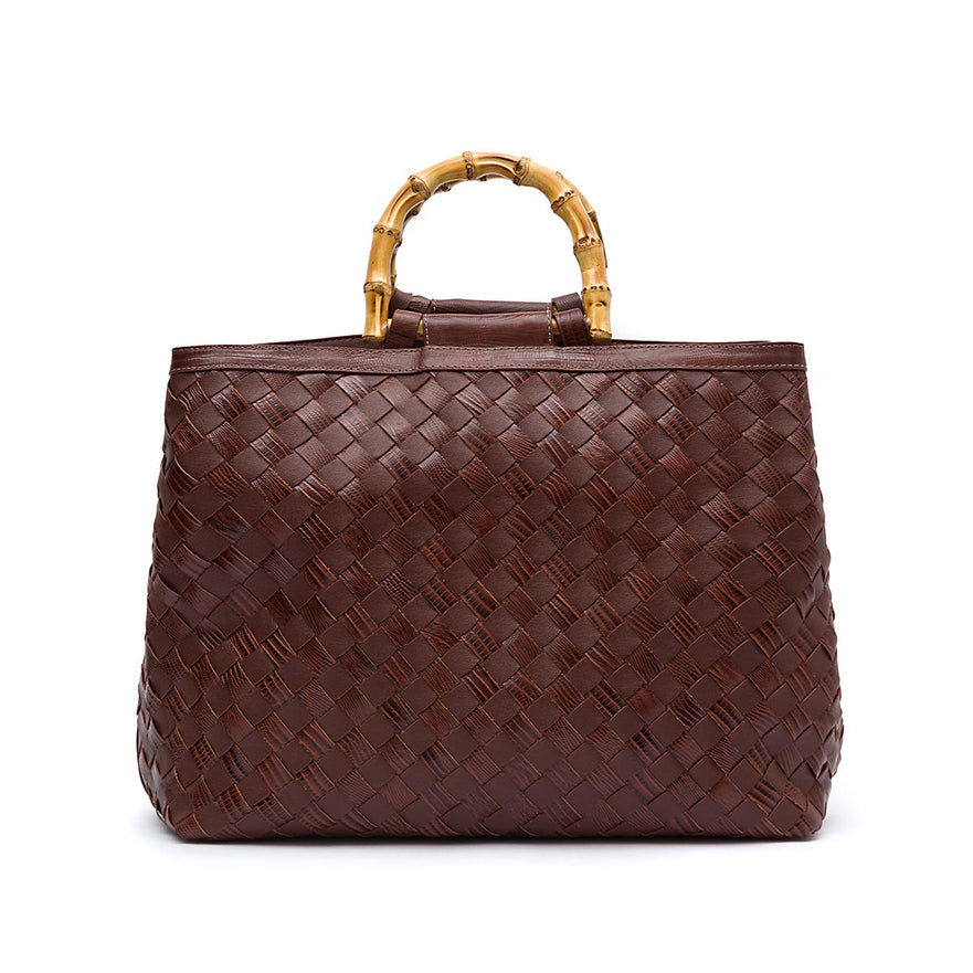 BOLSA SHOPPING TOTE GRANDE TRESSÊ LIZARD SOFT PINHÃO