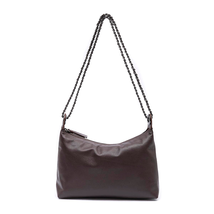 BOLSA DAYSE CROSSBODY PEQUENA COURO SOFT EXPRESSO ONIX