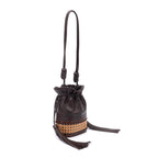BOLSA BUCKET NEW DIANA MÉDIA PALHA SEXTAVADA PINHÃO