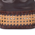 BOLSA BUCKET NEW DIANA MÉDIA PALHA SEXTAVADA PINHÃO