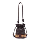 BOLSA BUCKET NEW DIANA MÉDIA PALHA SEXTAVADA PINHÃO