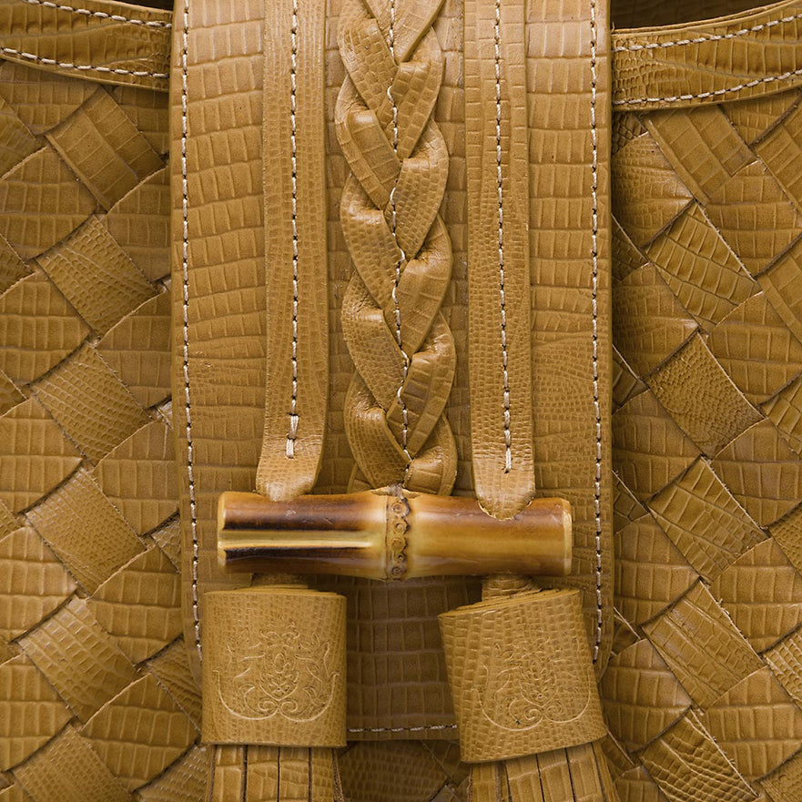 BOLSA HOBO LIZARD GRANDE TRESSE SELA