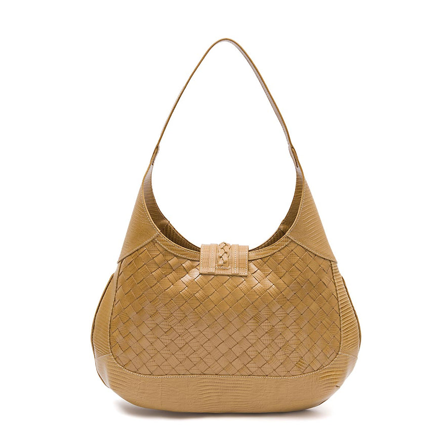 BOLSA HOBO LIZARD GRANDE TRESSE SELA