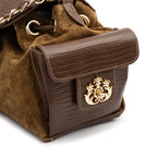 BOLSA CROSSBODY ANNE MARIE PEQUENA CAMURÇA MASCAVO