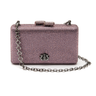 BOLSA CLUTCH EVA PEQUENA CRISTAIS ROXO ONIX