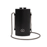 BOLSA CLUTCH CANTIL MINI METAL PRETA