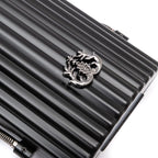 BOLSA CLUTCH CANTIL MINI METAL PRETA