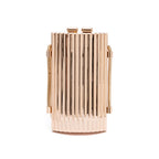 BOLSA CLUTCH CANTIL MINI METAL OURO