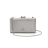 BOLSA CLUTCH EVA PEQUENA  FECHO CRISTAL PRATA