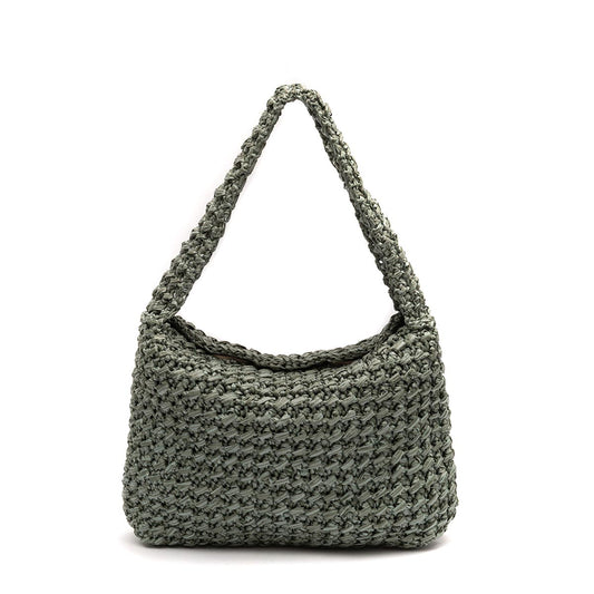 BOLSA LUANNA HOBO MÉDIA RÁFIA JADE