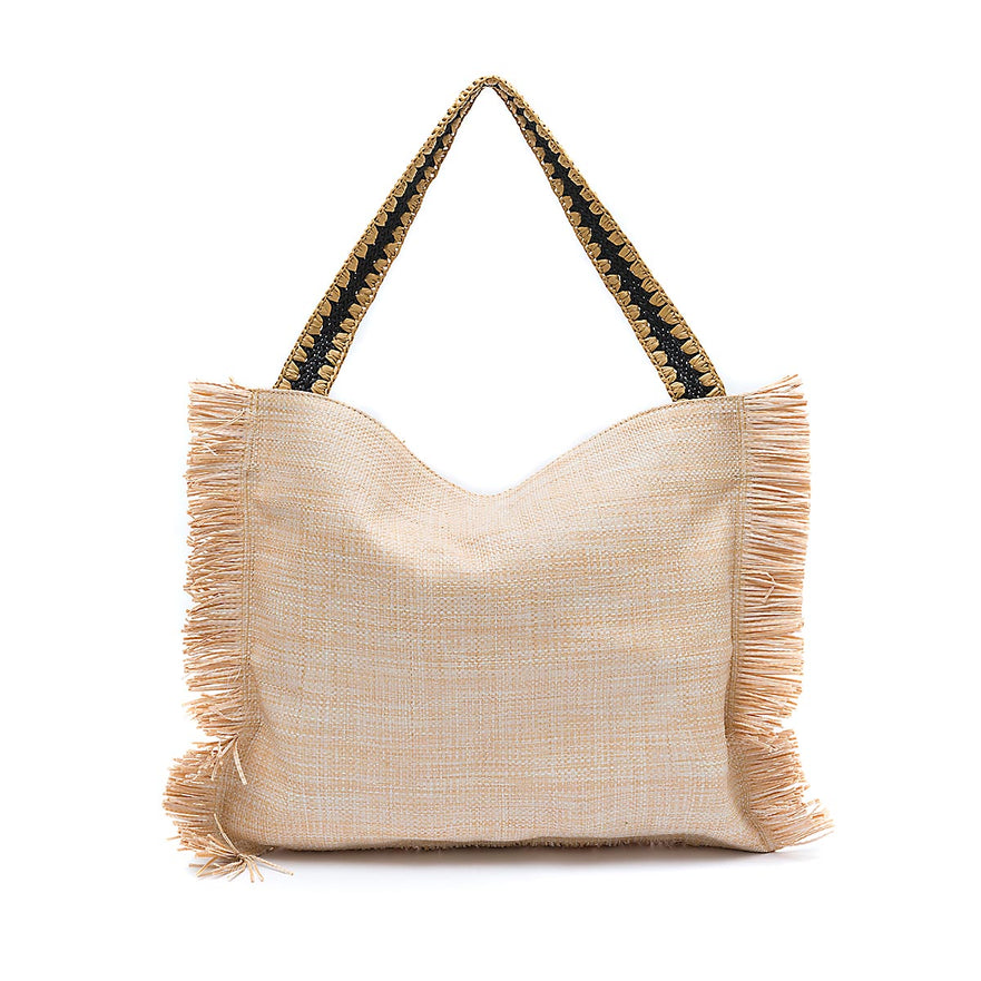 BOLSA HOBO MAXI  PALHA COR NATURAL