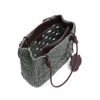 BOLSA TOTE MONOGRAMA MAXI RÁFIA-SOFT EXPRESSO/RAFIA JADE