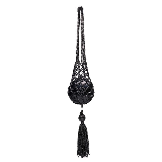 BOLSA MAXI ESFERA ARCHÉ RÁFIA PRETA