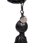 BOLSA MAXI ESFERA ARCHÉ RÁFIA PRETA