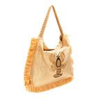 BOLSA HOBO  MAXI PALHA OURO LAGOSTA