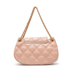 BOLSA SHOULDER SIRENA MÉDIA COCCON BALM OURO